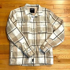 NWT Hollister insulated flannel